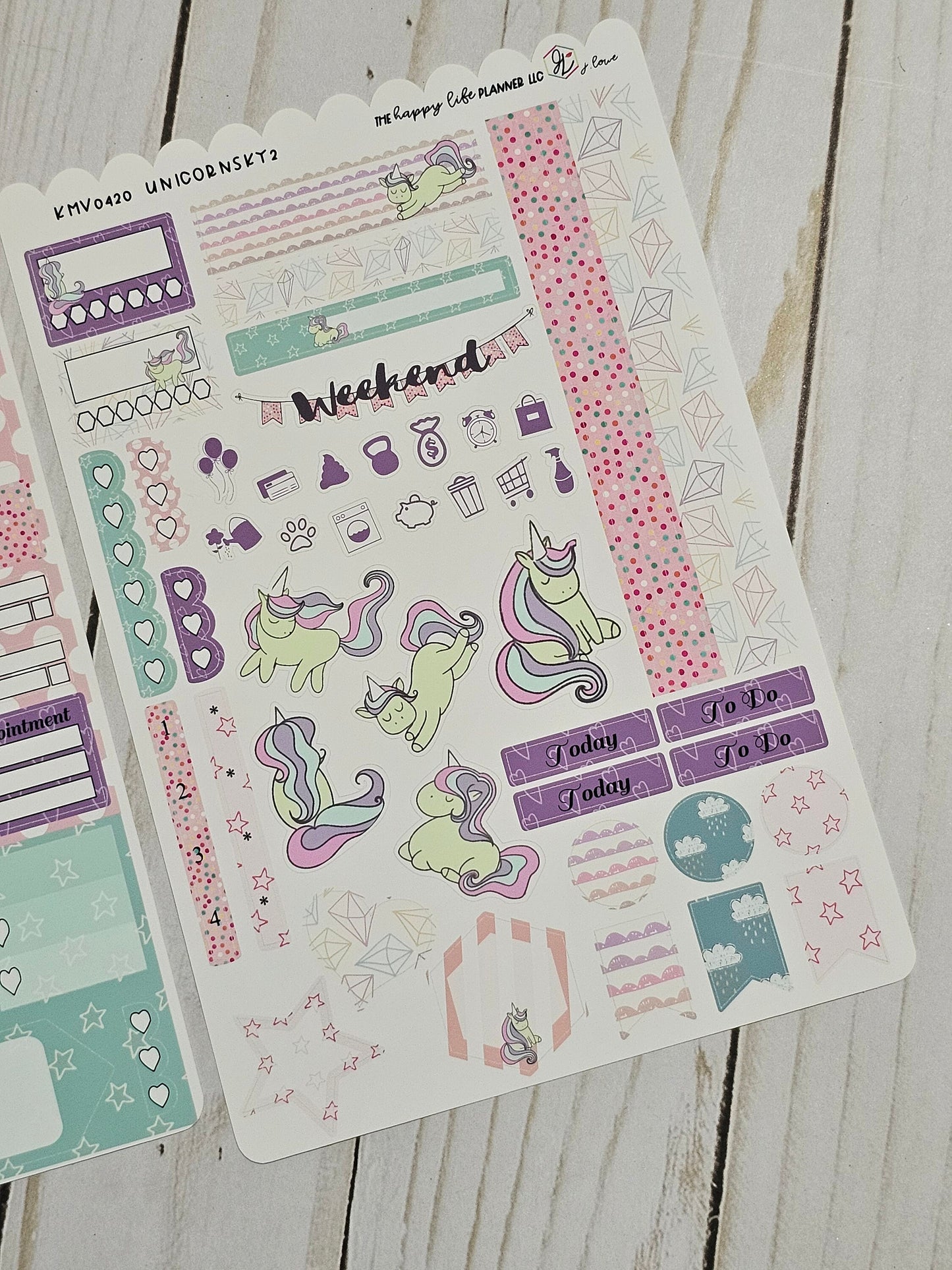 MINI Weekly Planner Sticker Kit, MINI Happy Planner Sticker Kit, Planner stickers, weekly stickers. Read Description!