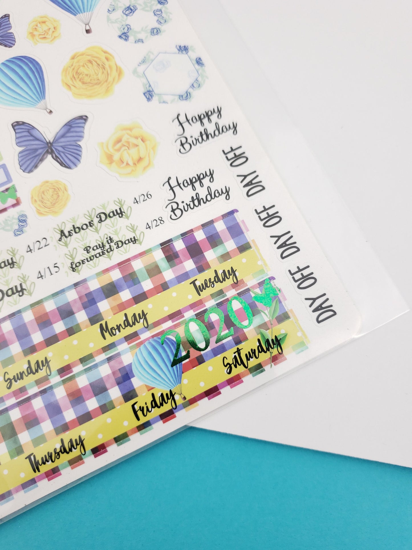 APRIL MINI Monthly Planner Sticker Kit, MINI Happy Planner Sticker Kit, Planner stickers, monthly sticker kit, monthly kit. Read Description