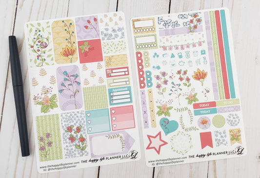 MINI Weekly Planner Sticker Kit, MINI Happy Planner Sticker Kit, Planner stickers, weekly stickers. Read Description!