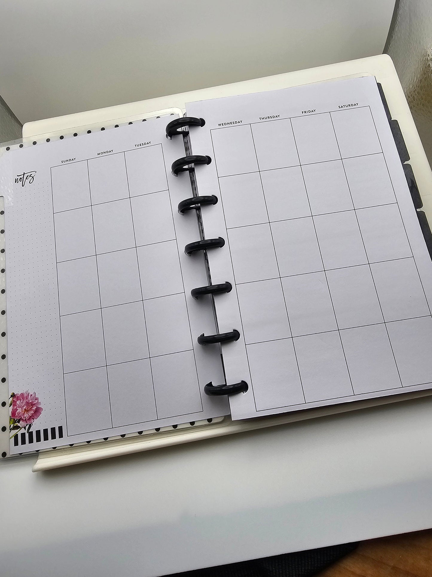 Planner, notebook, notes, paper planner, school, teacher, wallet, undated happy planner. Read Description!
