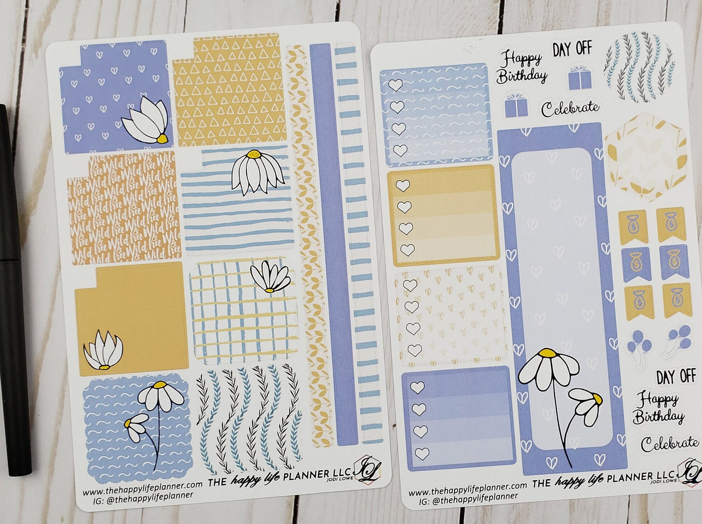 CLASSIC Monthly Planner Sticker Kit, Classic Monthly Happy Planner Sticker Kit, Planner stickers, sticker kit. READ Description!
